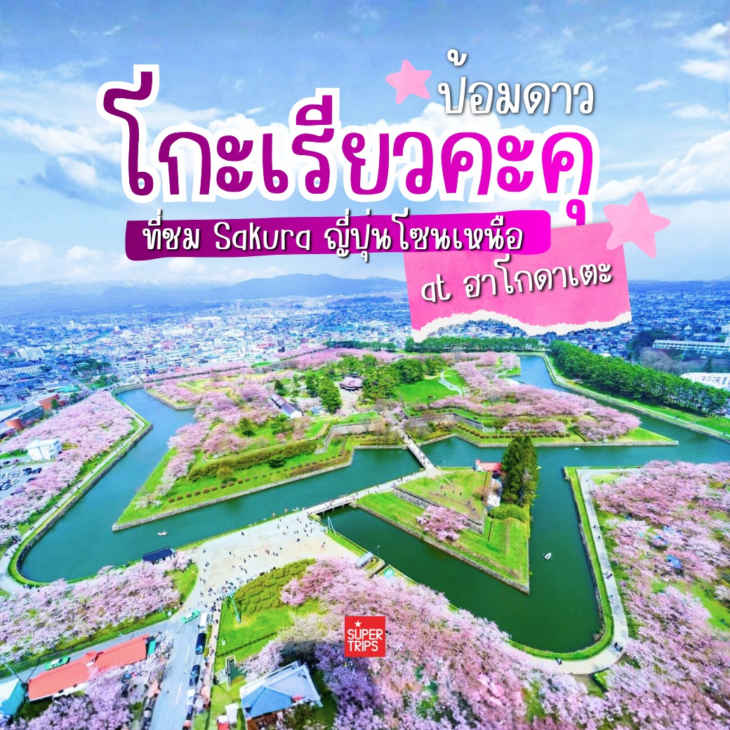 ปักหมุดซากุระป้อมดาว 5 แฉก Goryokaku Park ฮอกไกโด 2026 พร้อมพิกัดจุดชมวิวที่ดีที่สุด
