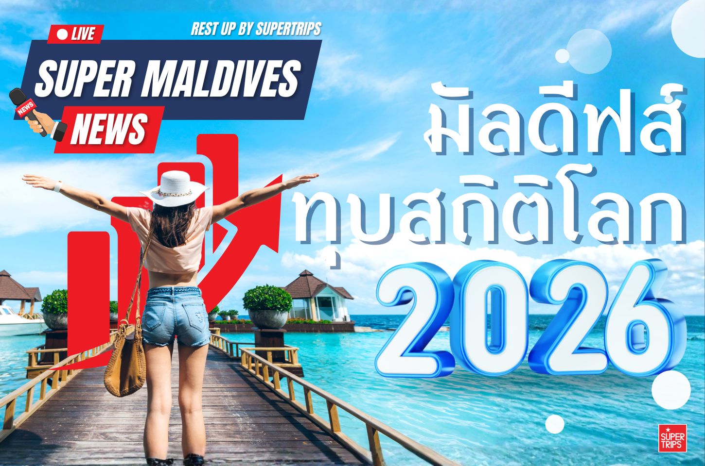 มัลดีฟส์ทุบสถิติโลก 2026 | นักท่องเที่ยวสูงสุดในประวัติศาสตร์ | Super Maldives