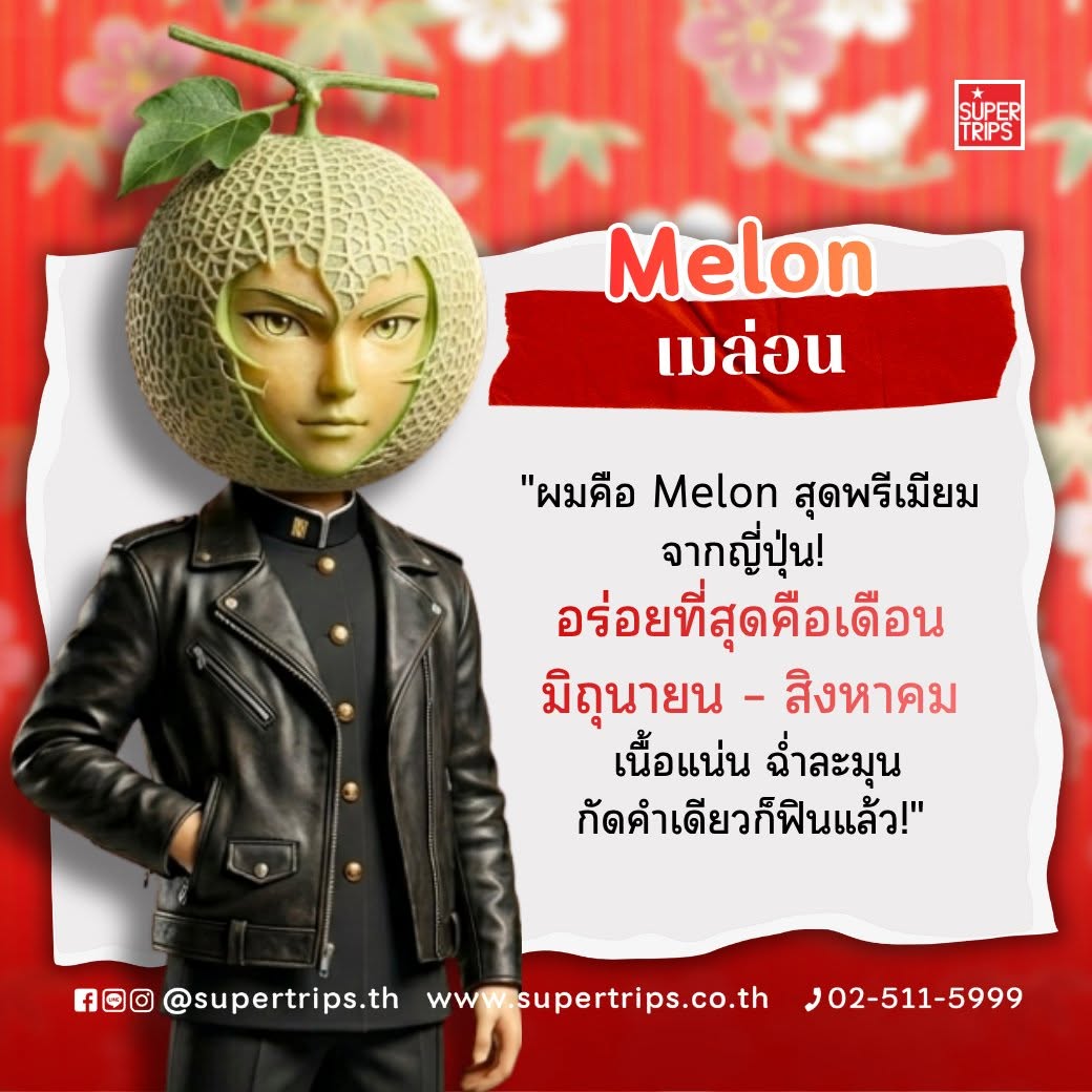 ผลไม้ญี่ปุ่น ฤดูกาล, เที่ยวญี่ปุ่น 2026, สตรอว์เบอร์รี่ญี่ปุ่น เดือนไหน, ผลไม้ญี่ปุ่น เมล่อน พีช, Supertrips วางแผนเที่ยว